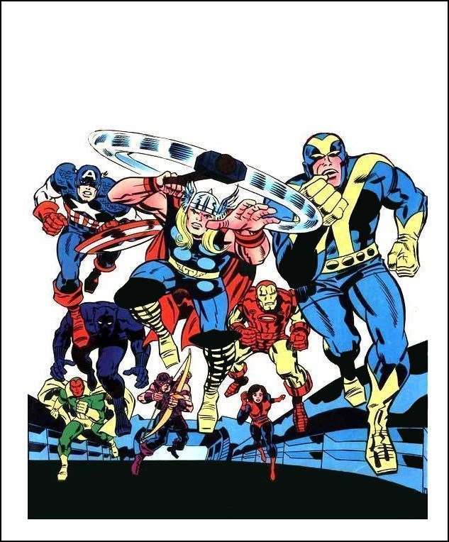the avengers, thor, the hulk, iron man, captain america, fantastic comic, stan lee.
