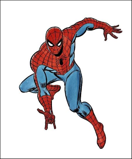 peter parker, spiderman, pow comic.